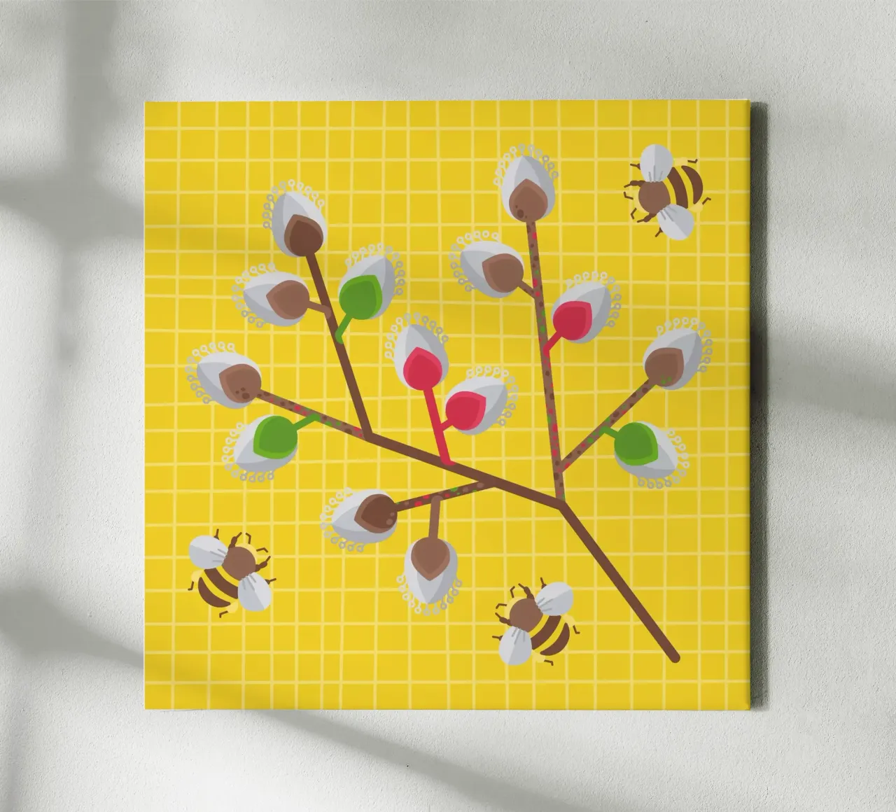 Willow canvas met Baklijst van Lidia Blomgren