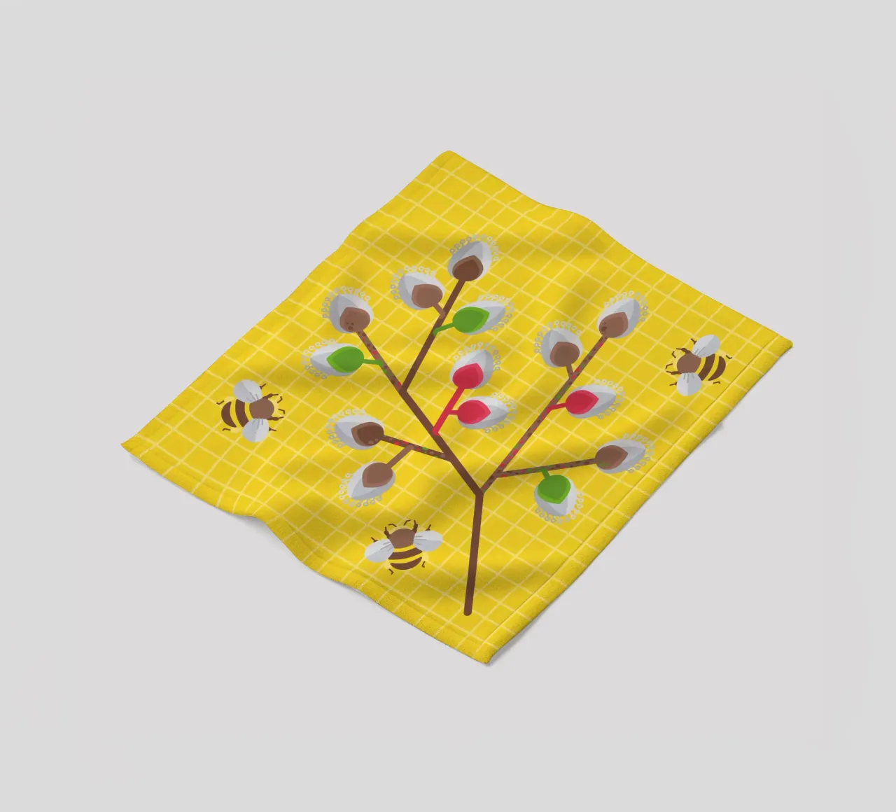 Willow fleece blanket by Lidia Blomgren