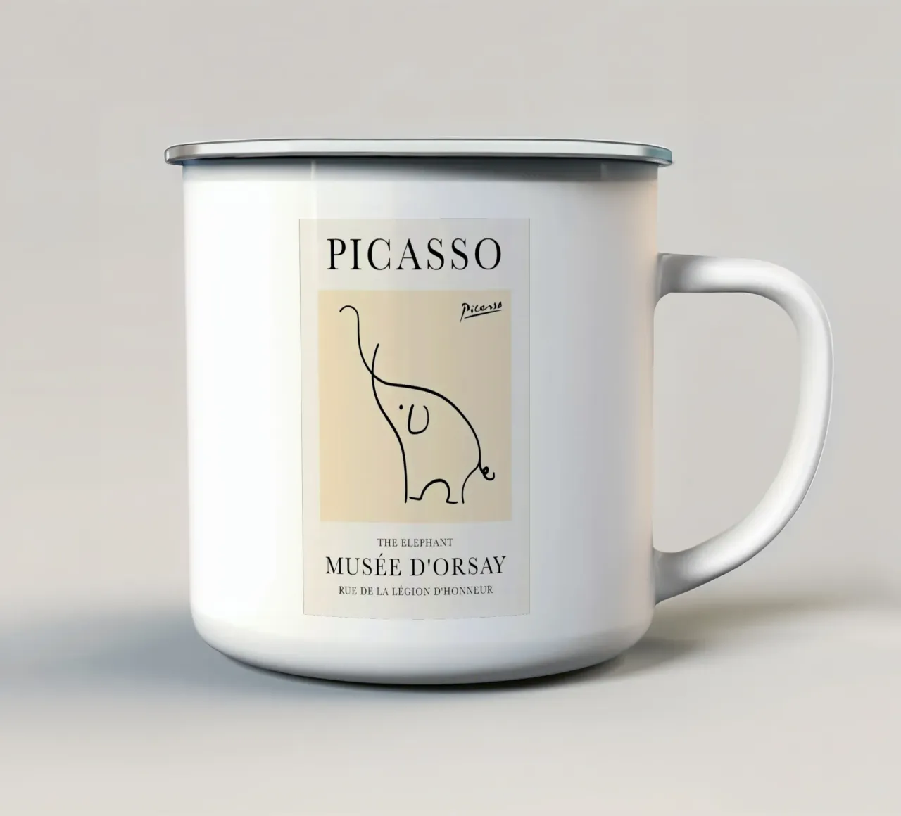 musee d'orsay pablo picasso tazza in smalto da eternal nino