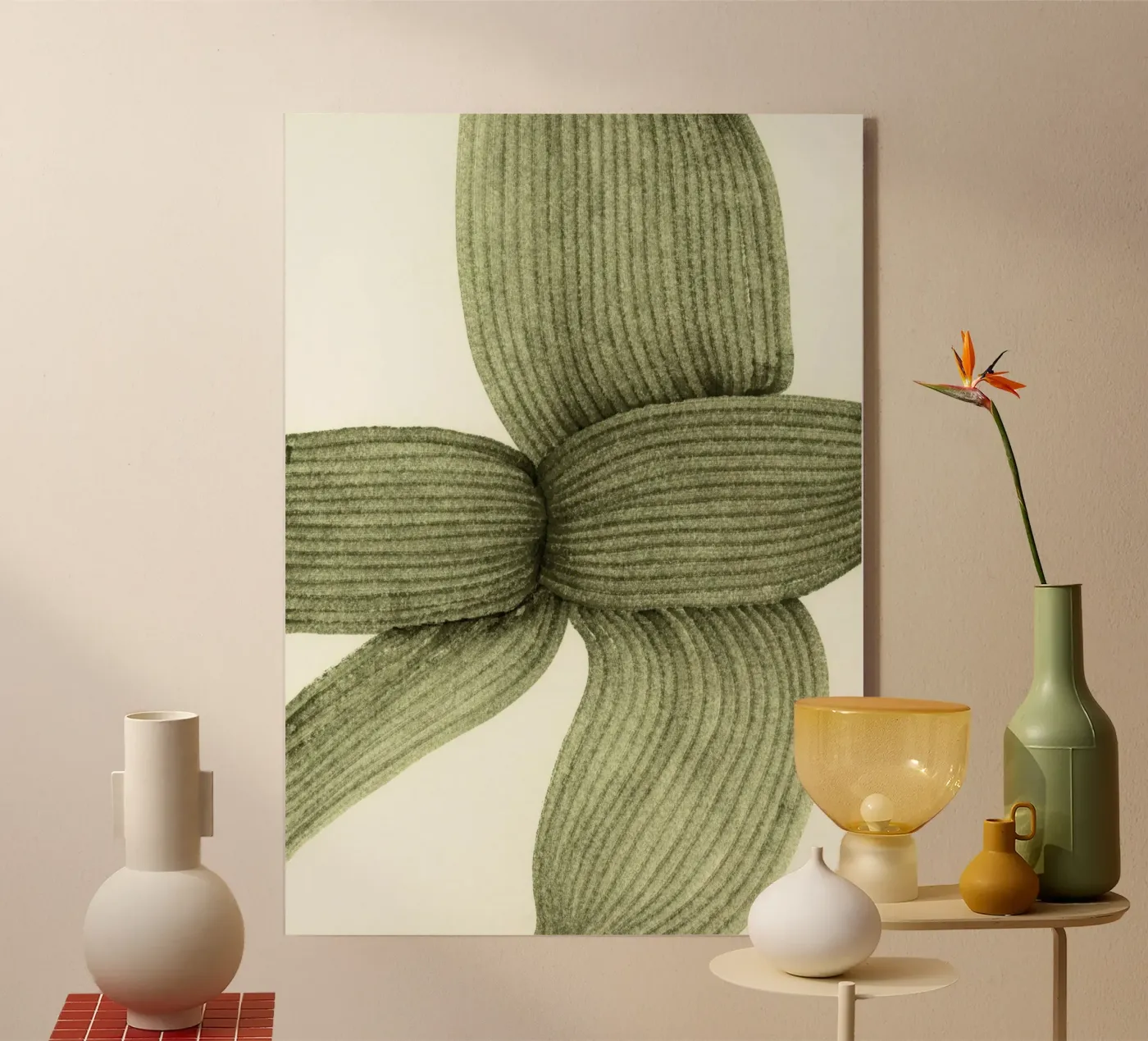 Floral acrylic glass by studiosantai