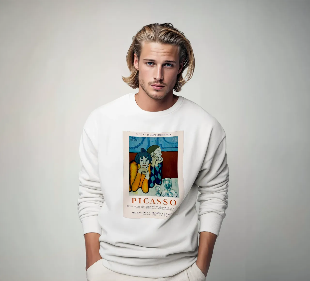 in attesa di ordini di cibo pablo picasso felpa da eternal nino