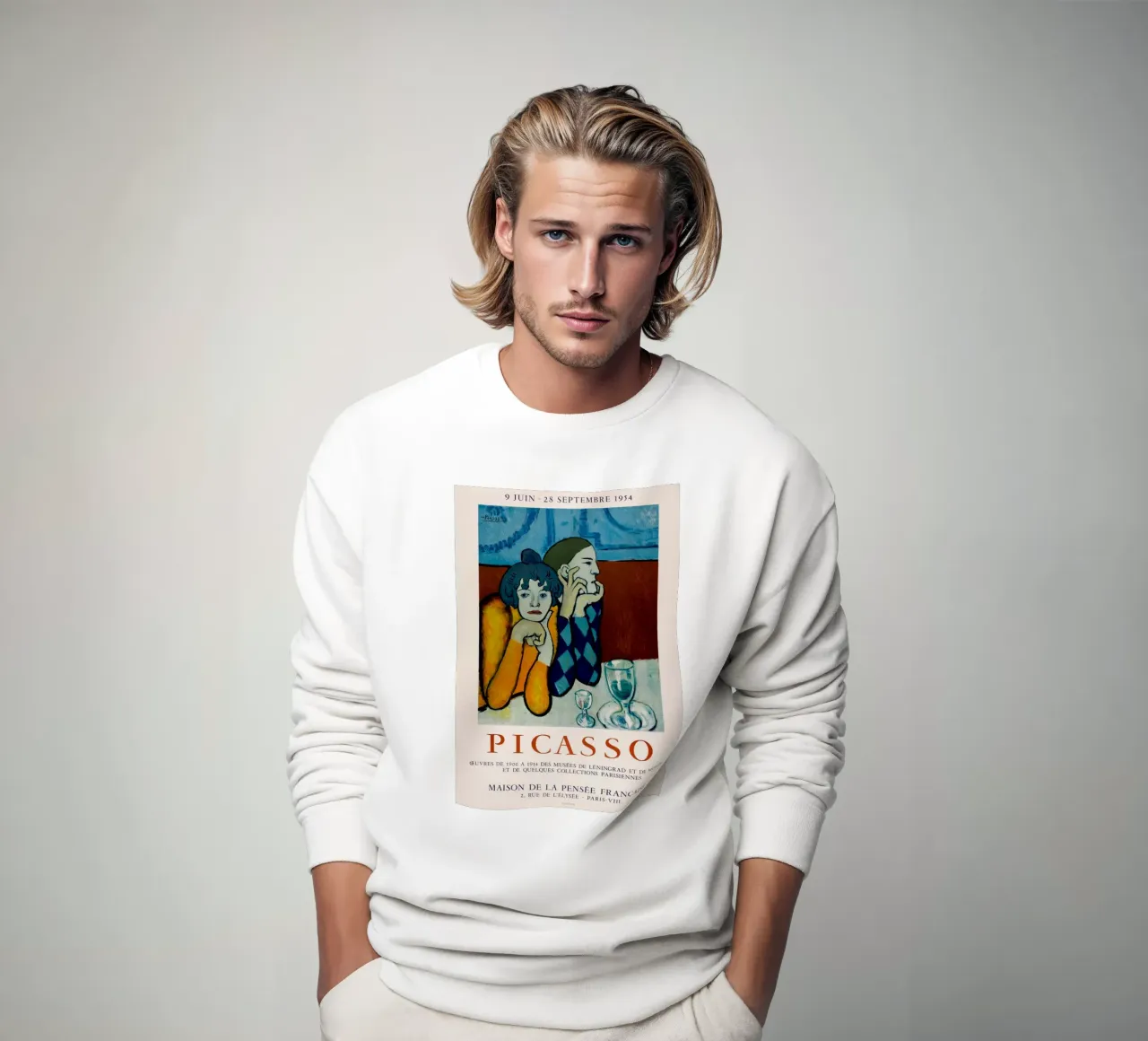 in attesa di ordini di cibo pablo picasso felpa da eternal nino