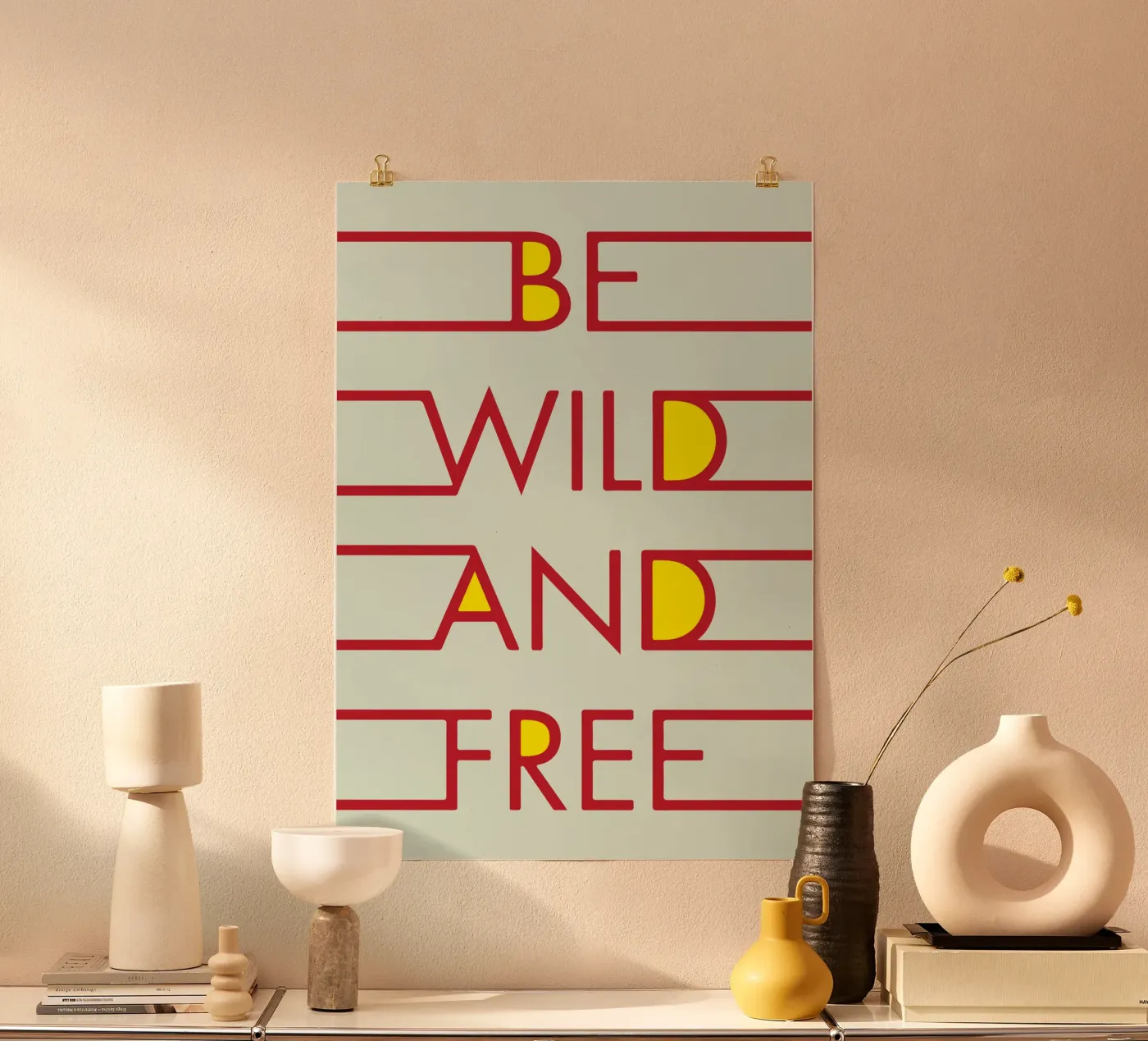essere liberi e selvaggi poster da Deemoll