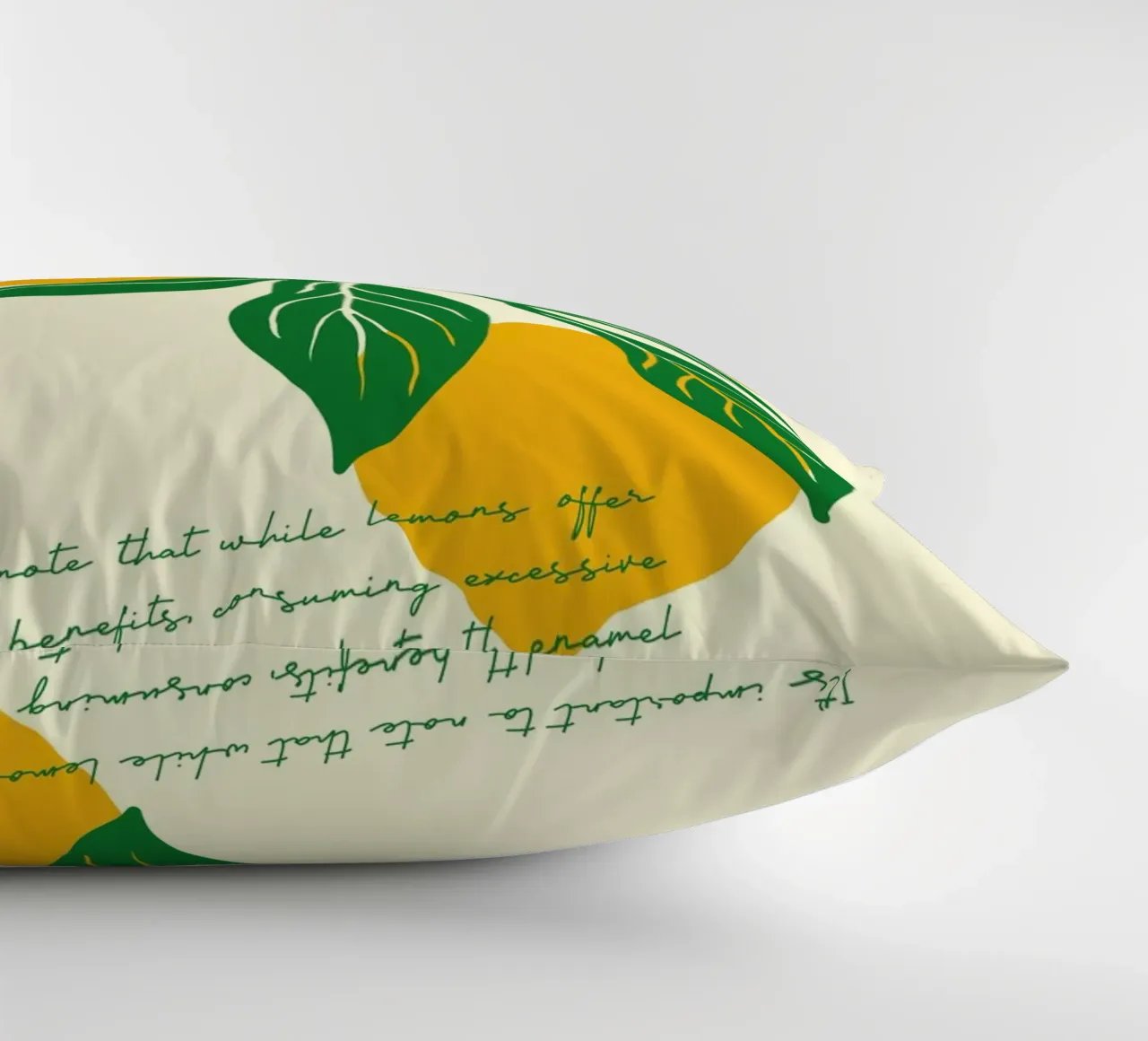 Boho Food 20 Lemons cuscino da Boho Print Collection