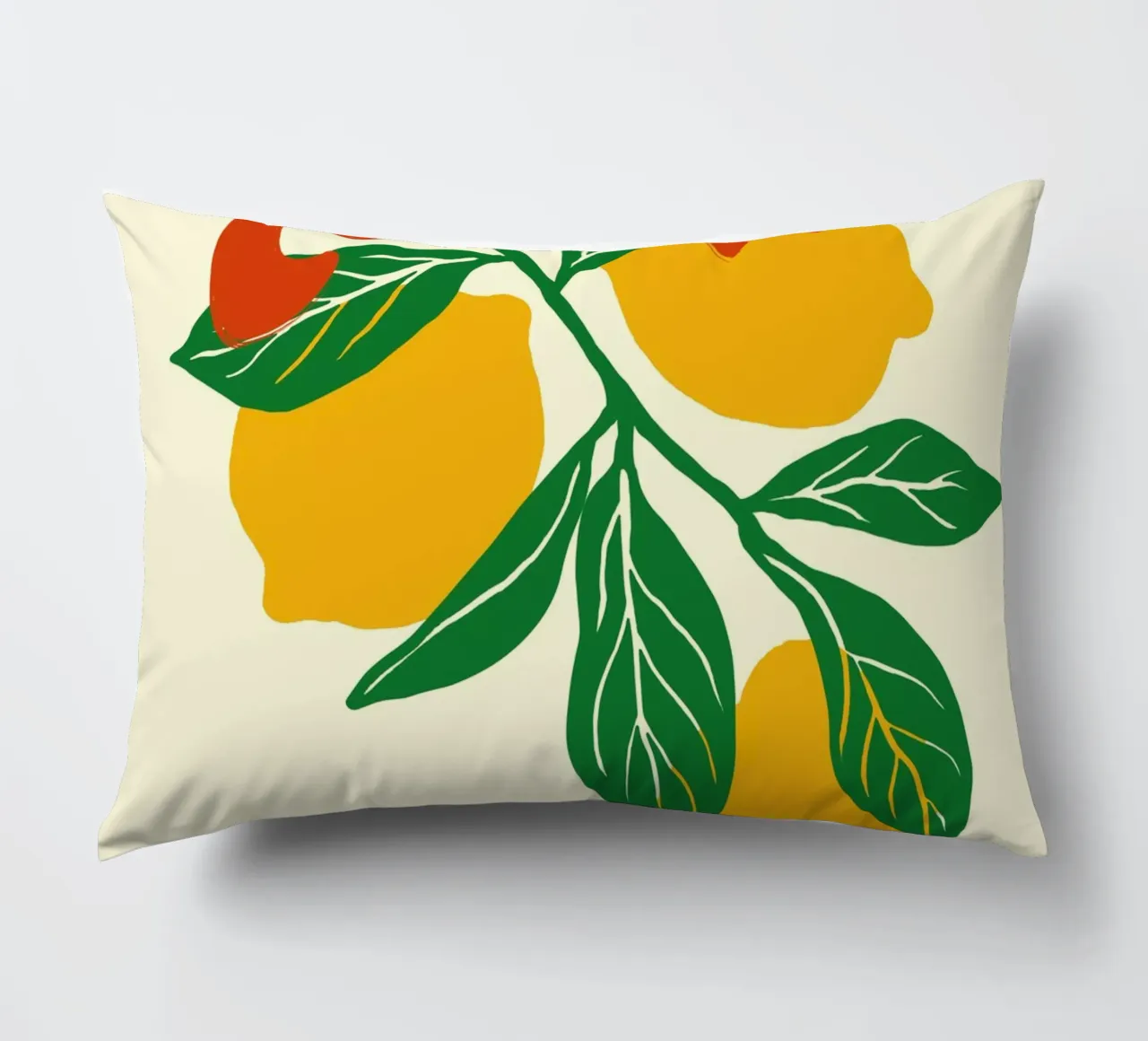 Boho Food 20 Lemons cuscino da Boho Print Collection