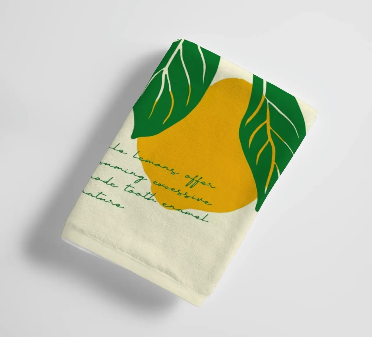 Boho Food 20 Lemons asciugamano da bagno da Boho Print Collection