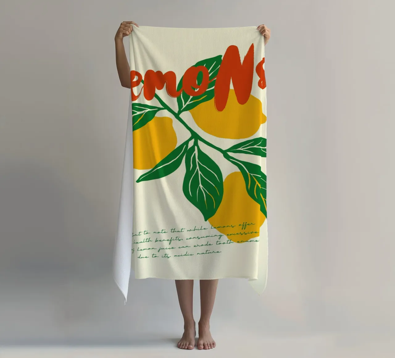 Boho Food 20 Lemons telo mare da Boho Print Collection
