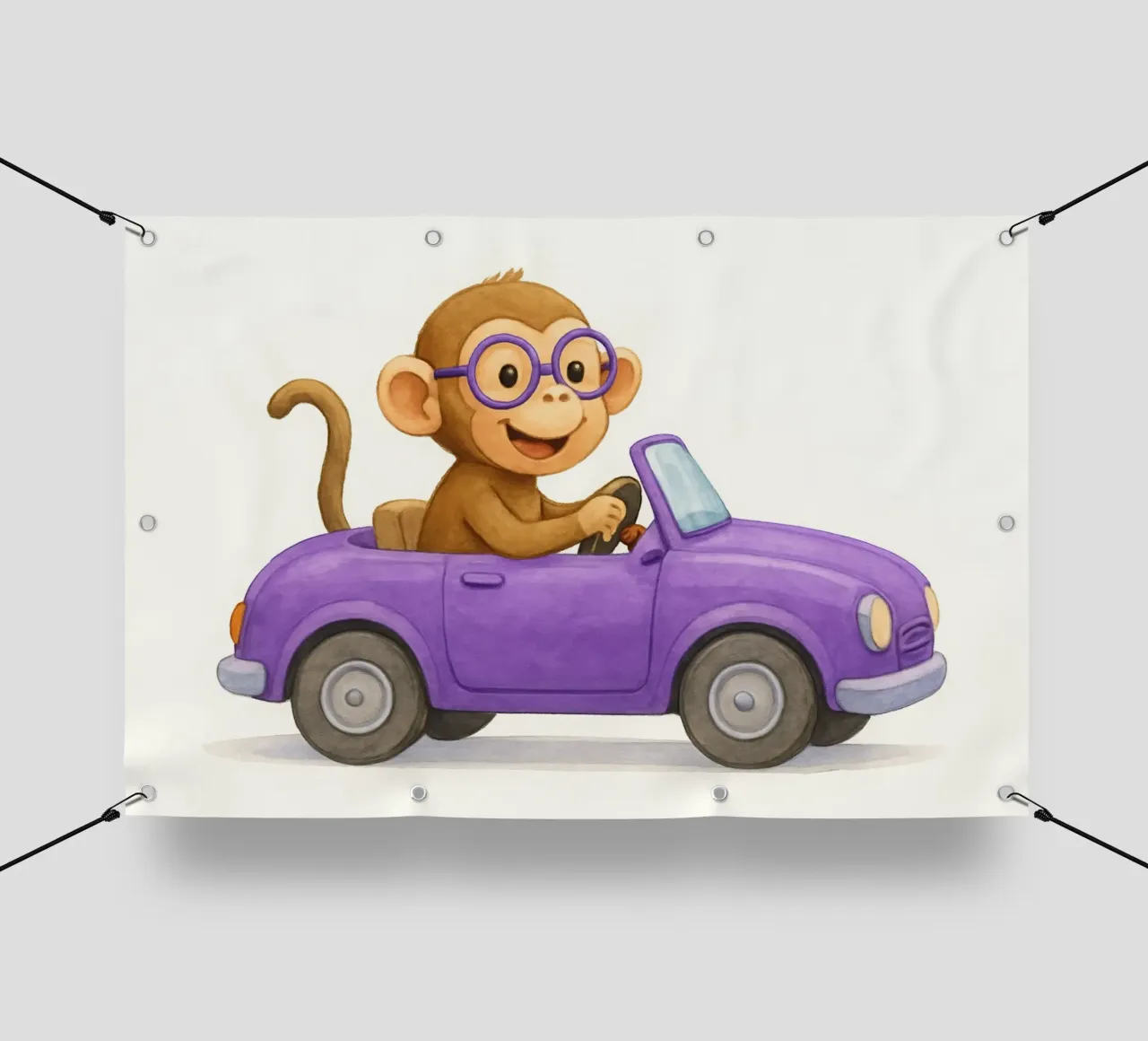 Viaggio di piacere in una decappottabile viola telo in pvc da earl BM