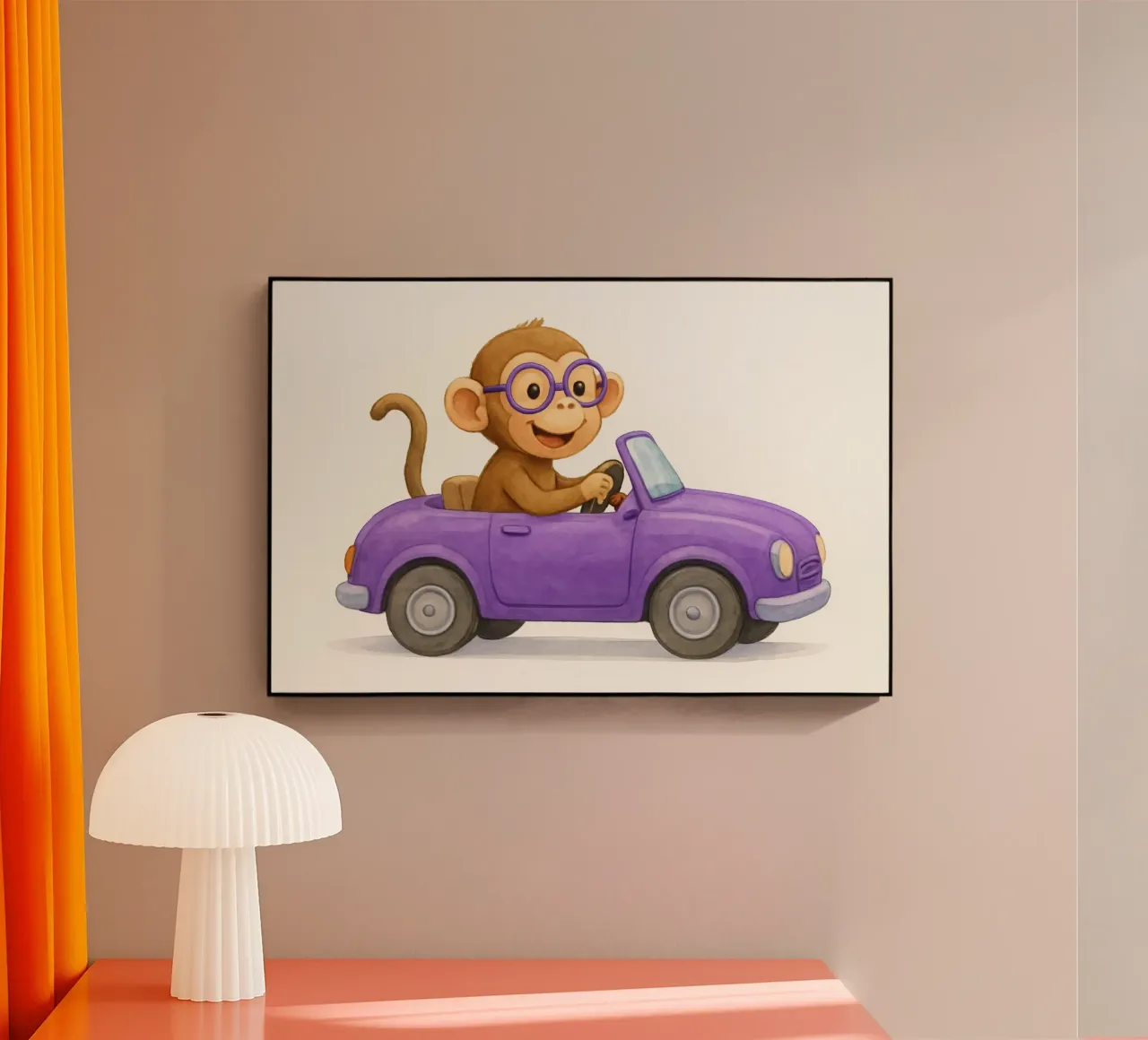 Viaggio di piacere in una decappottabile viola plexiglass da earl BM