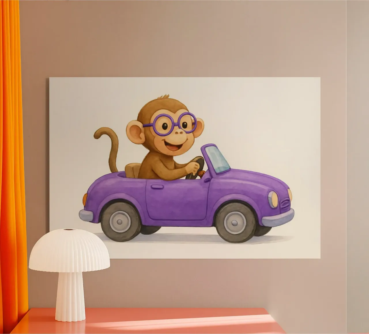 Viaggio di piacere in una decappottabile viola plexiglass da earl BM