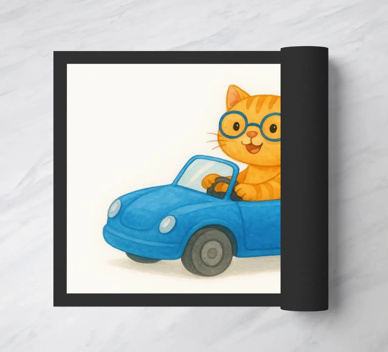 Viaggio di piacere con un gatto soriano zerbino da earl BM