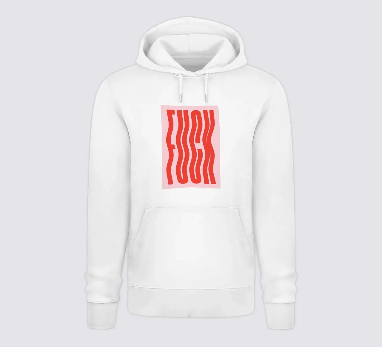 fck line wave felpa con cappuccio da Deemoll