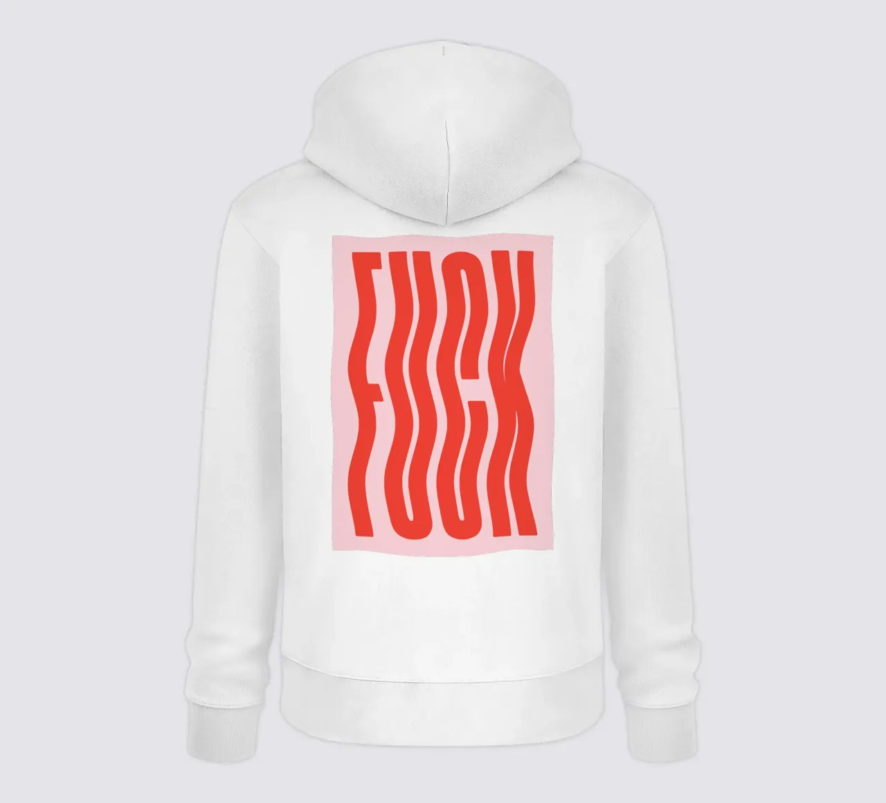 fck line wave felpa con cappuccio da Deemoll