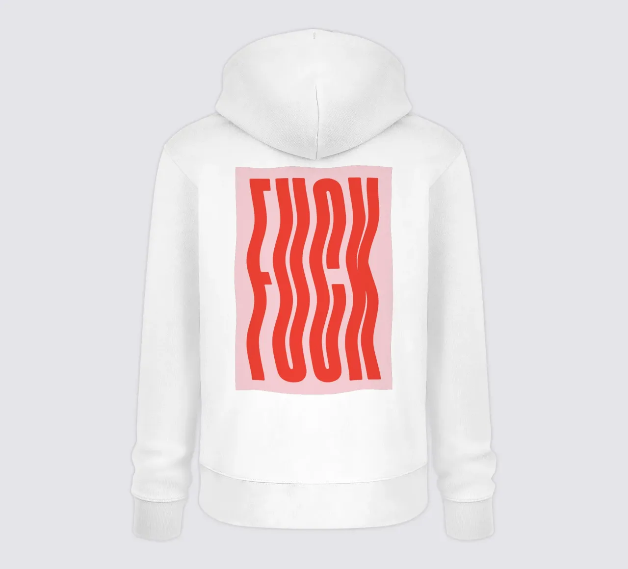 fck line wave felpa con cappuccio da Deemoll