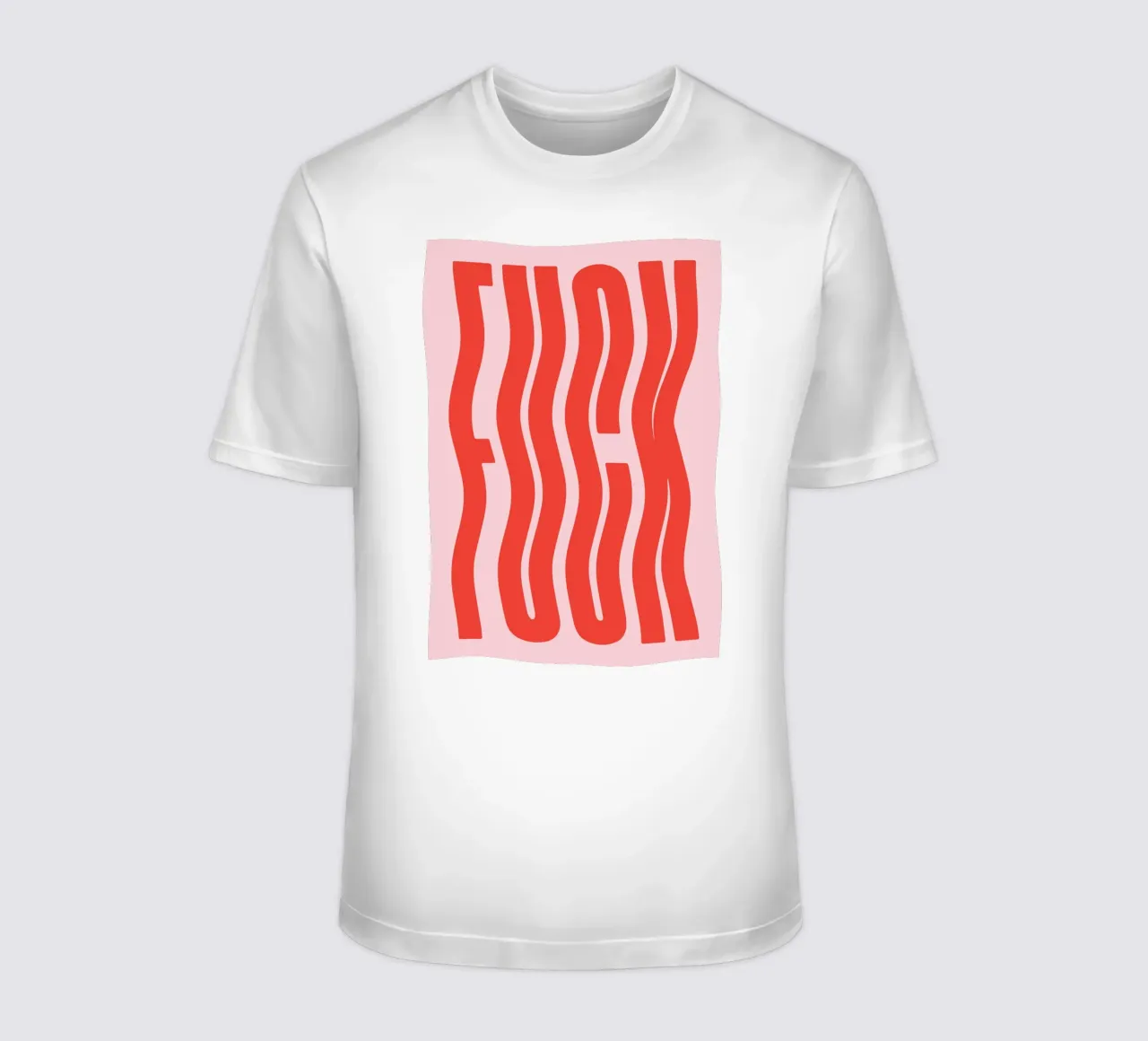 fck line wave t-shirt da Deemoll