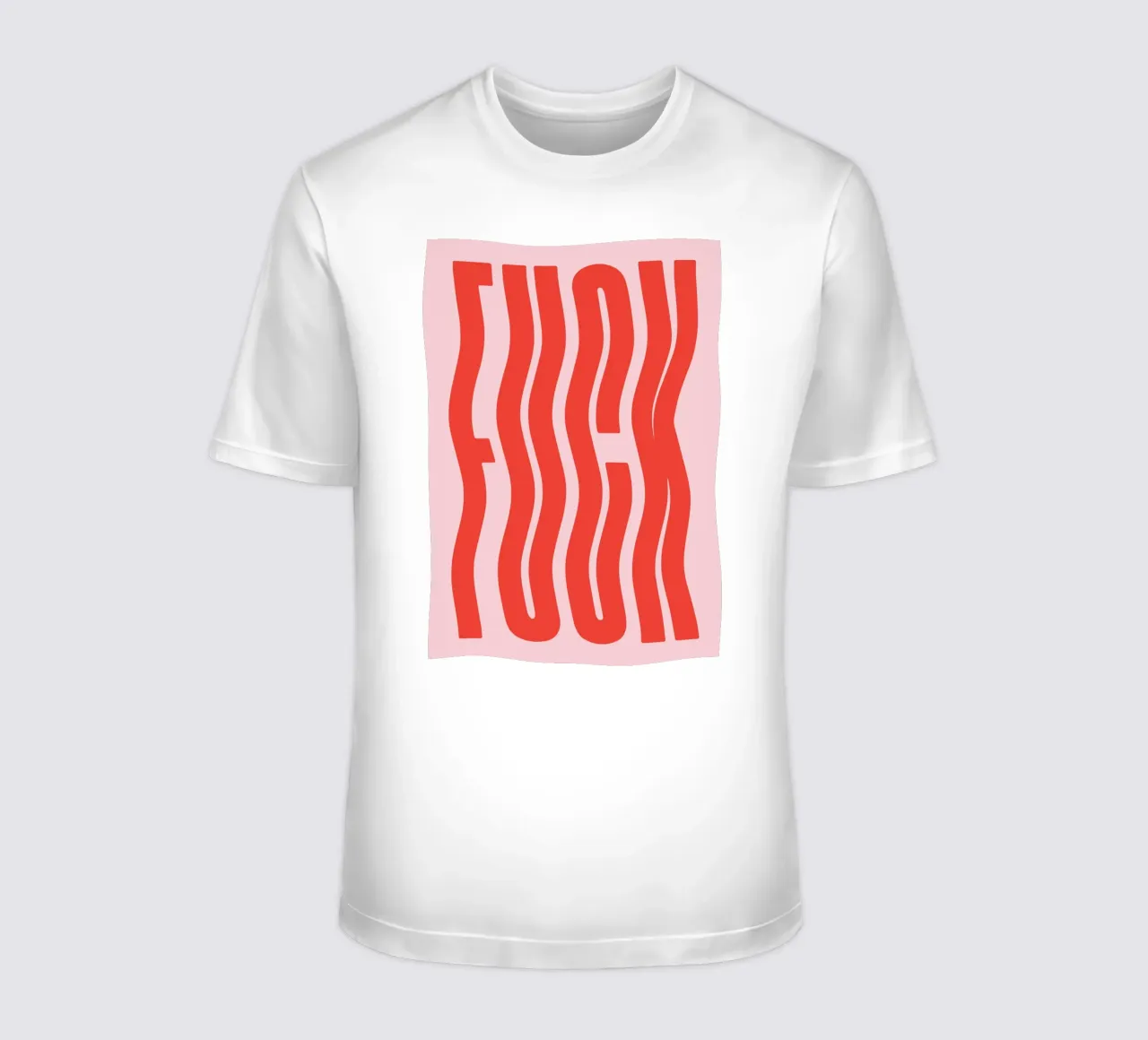 fck line wave t-shirt da Deemoll