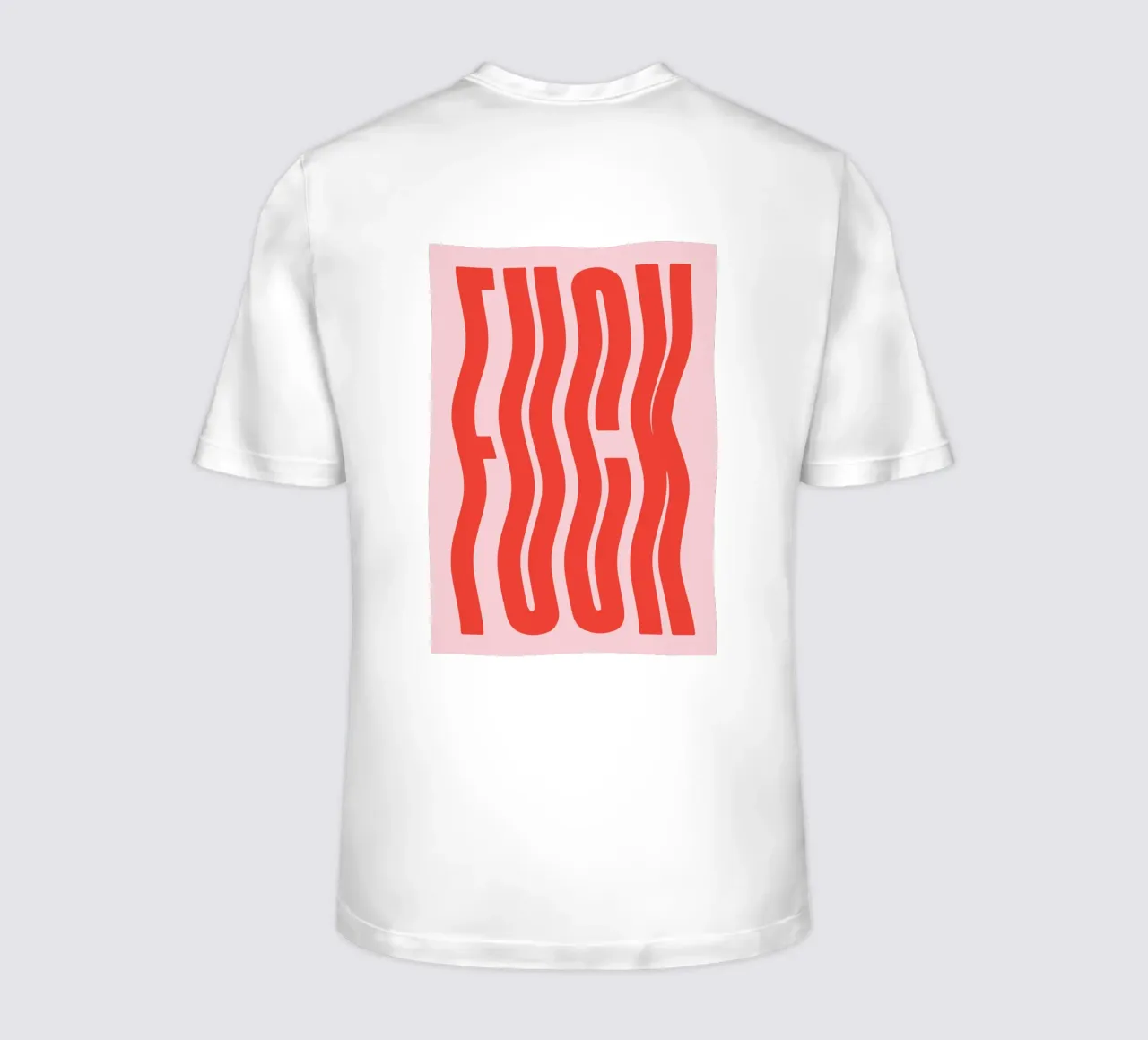 fck line wave t-shirt da Deemoll