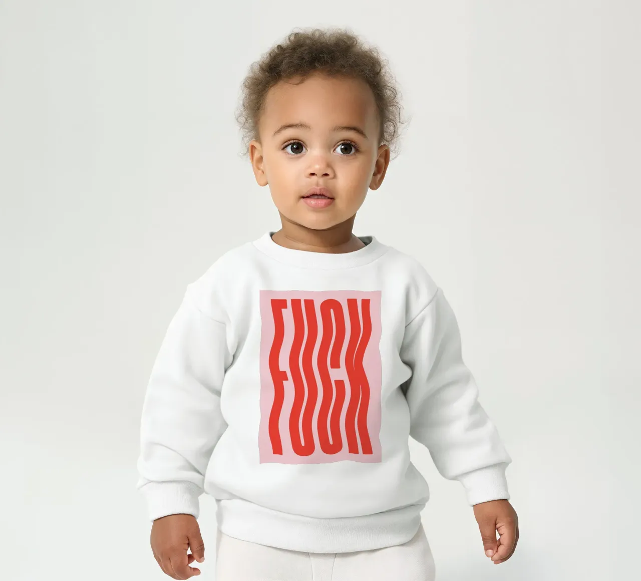 fck line wave felpa neonato da Deemoll