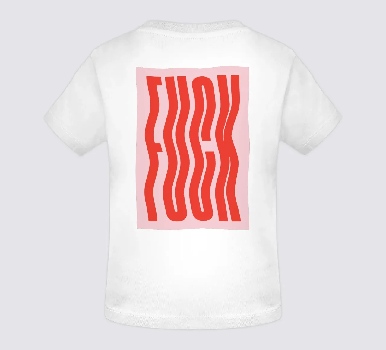 fck line wave maglietta neonato da Deemoll