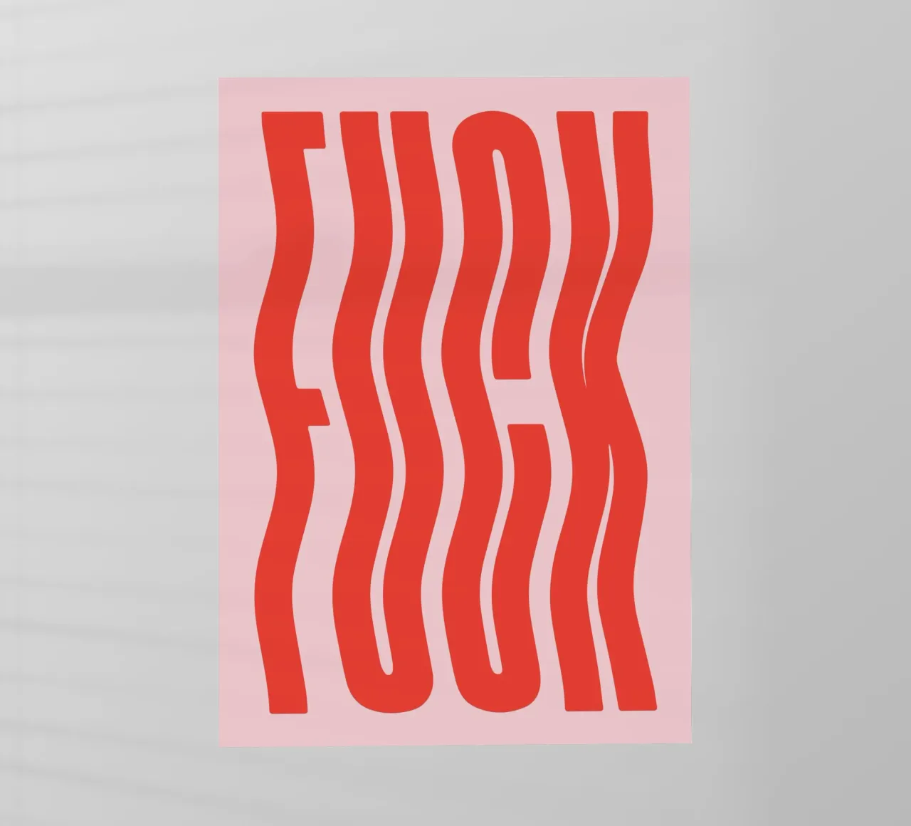 fck line wave pellicola backlit da Deemoll