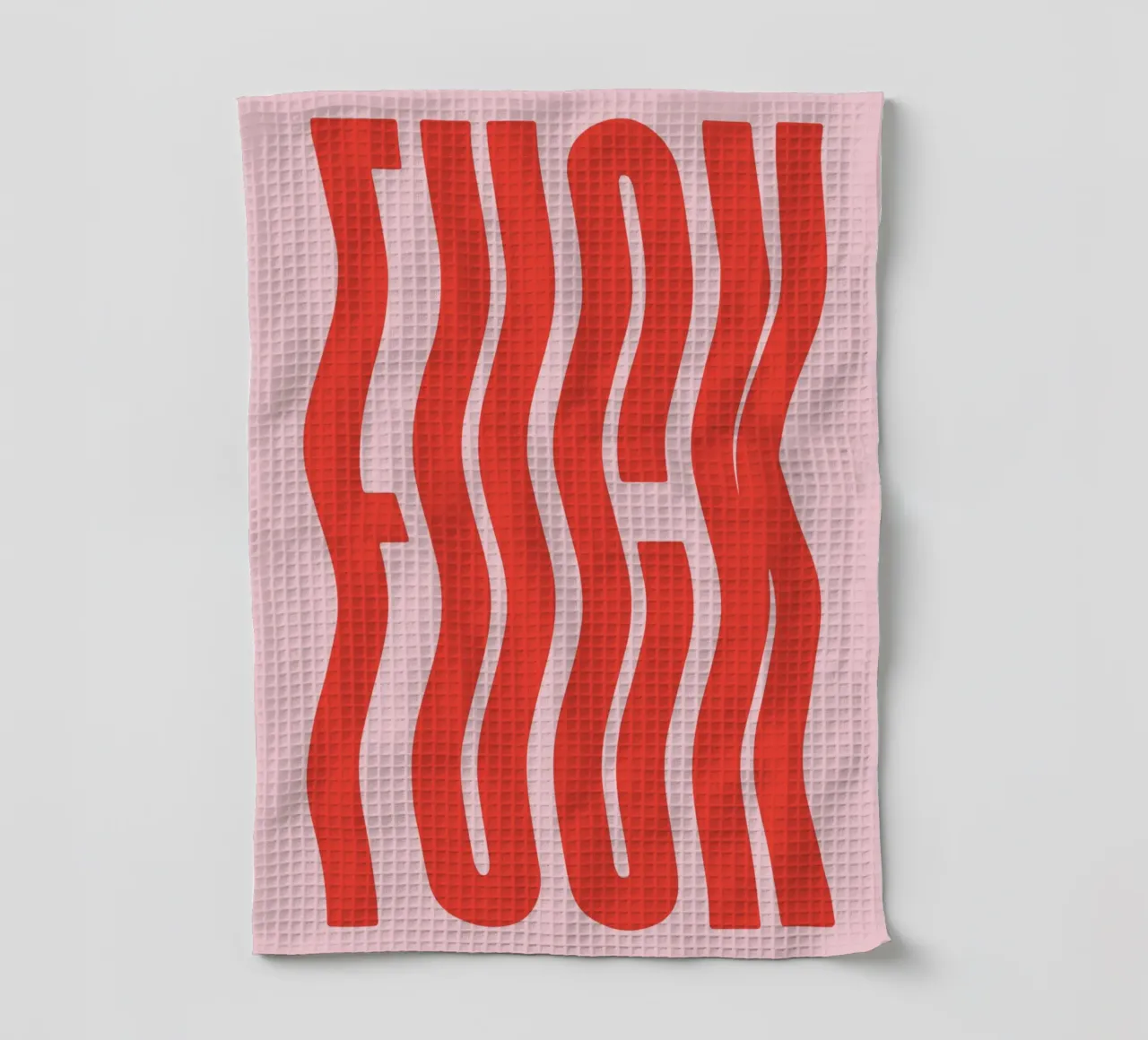 fck line wave canovaccio da cucina da Deemoll