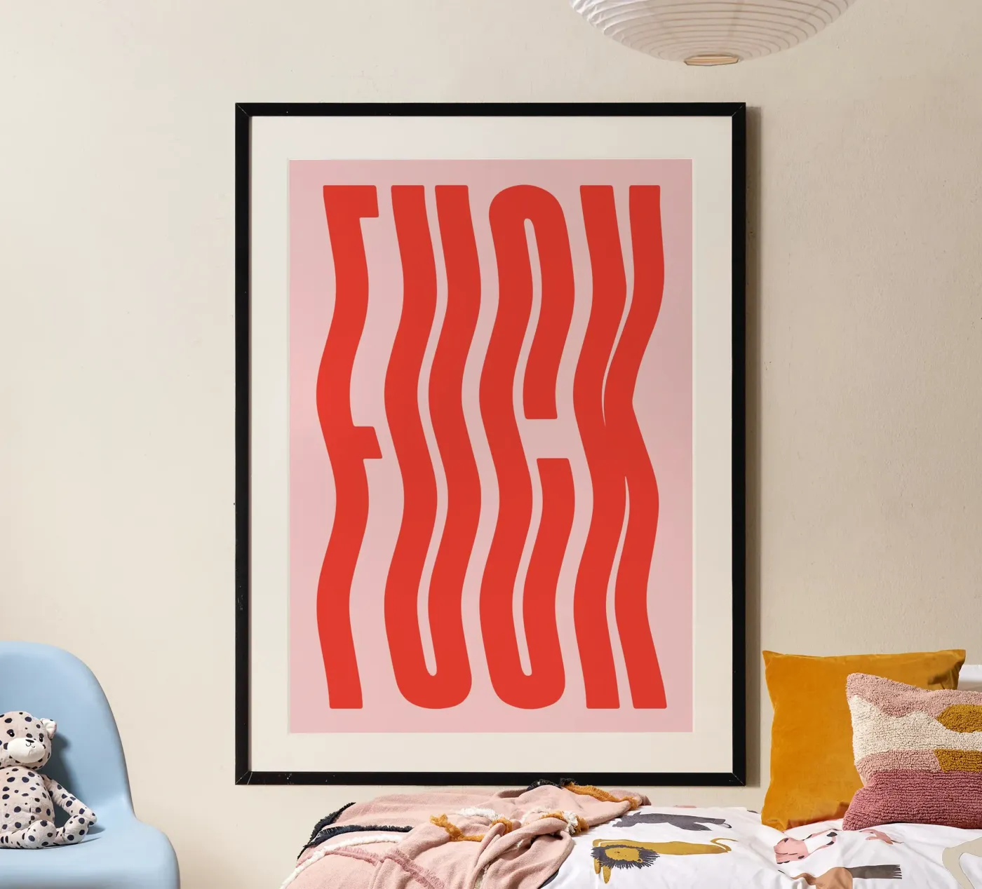 fck line wave poster da Deemoll