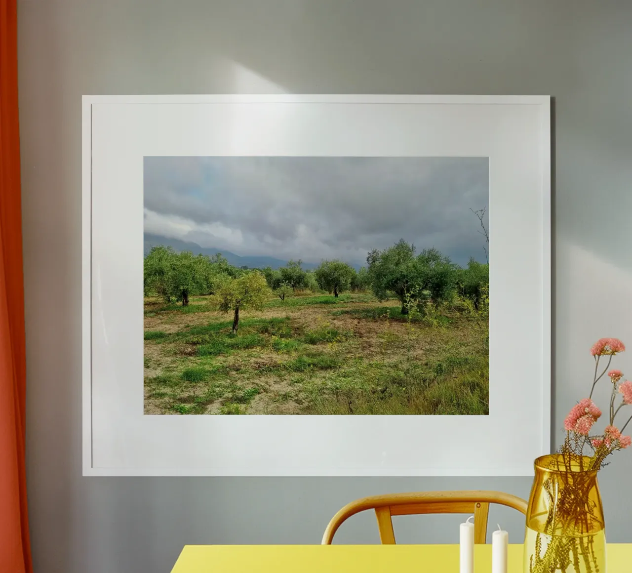 Olive trees poster by dava