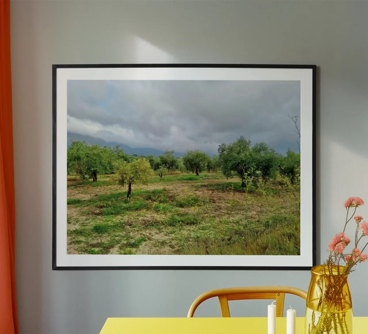 Olive trees poster by dava