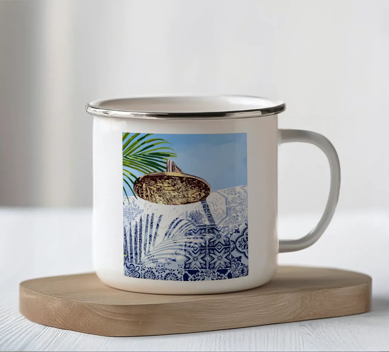 Doccia tropicale tazza in smalto da 83oranges