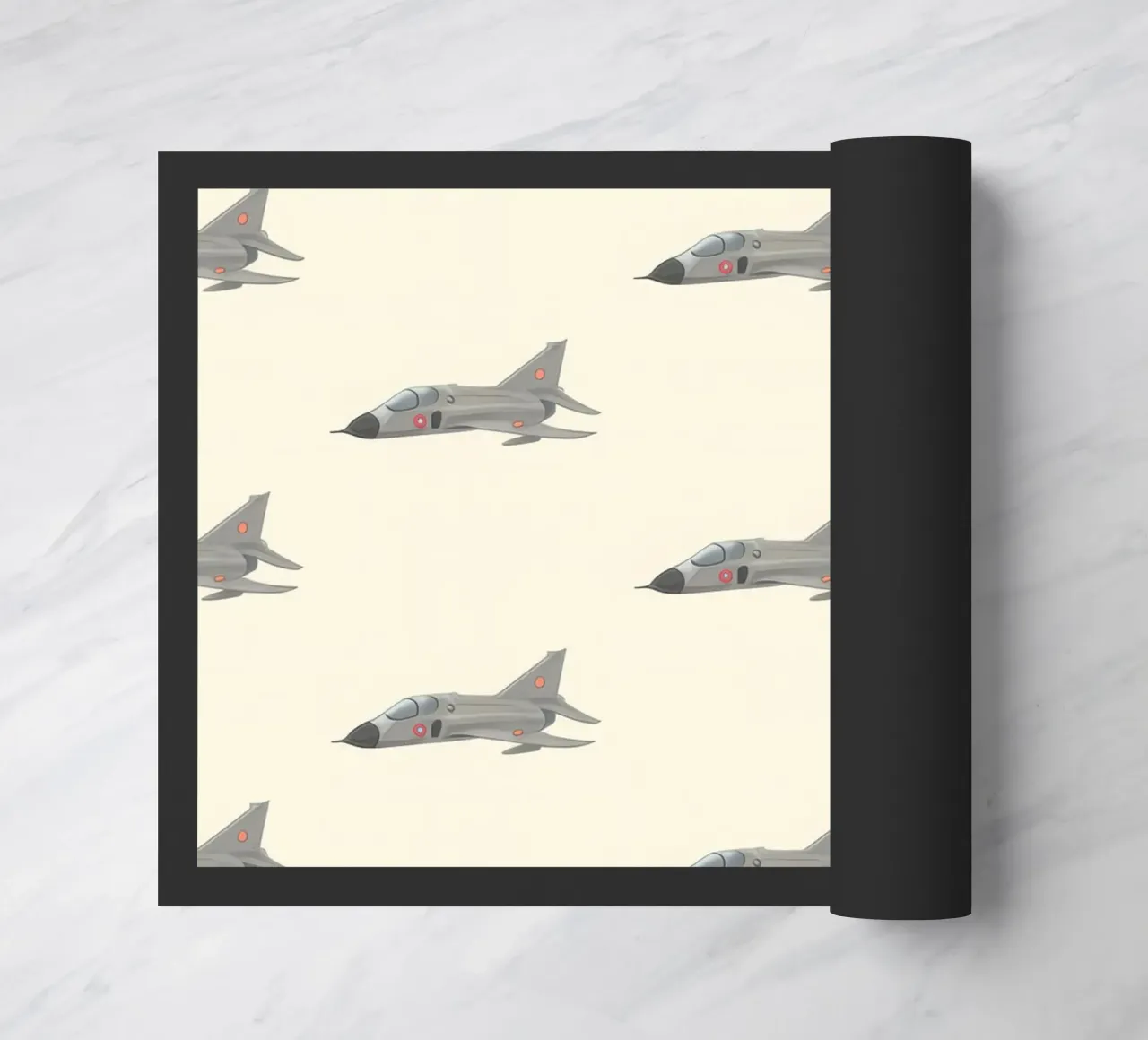 Fighter Jet Pattern zerbino da earl BM