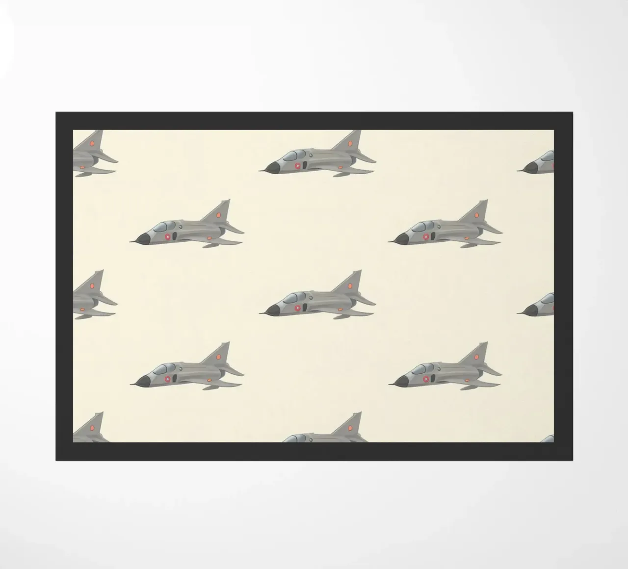 Fighter Jet Pattern zerbino da earl BM