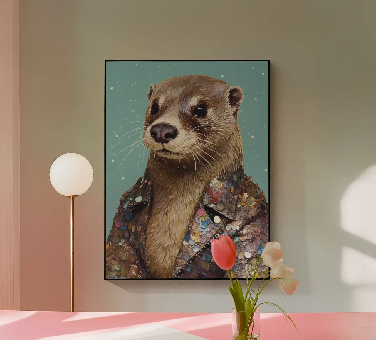 Beaver Acryl-Glas von Artsy Bessy