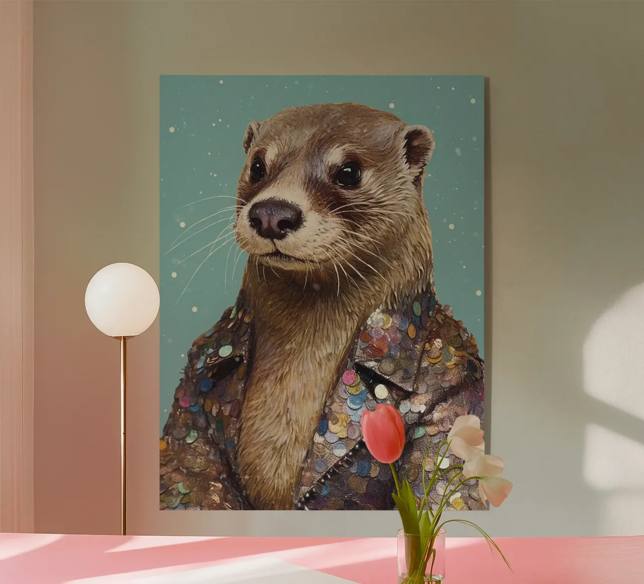 Beaver plexiglass da Artsy Bessy