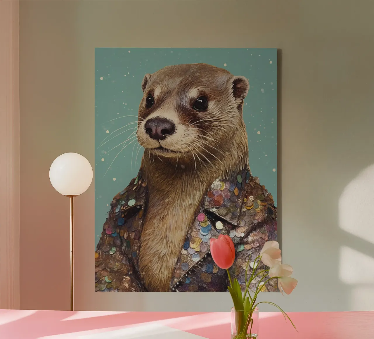 Beaver tela da Artsy Bessy