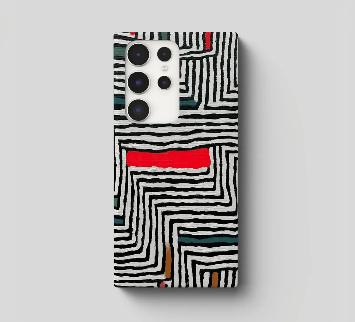 Kreis & Blatt-Muster Samsung Hülle von Sienna Atelier