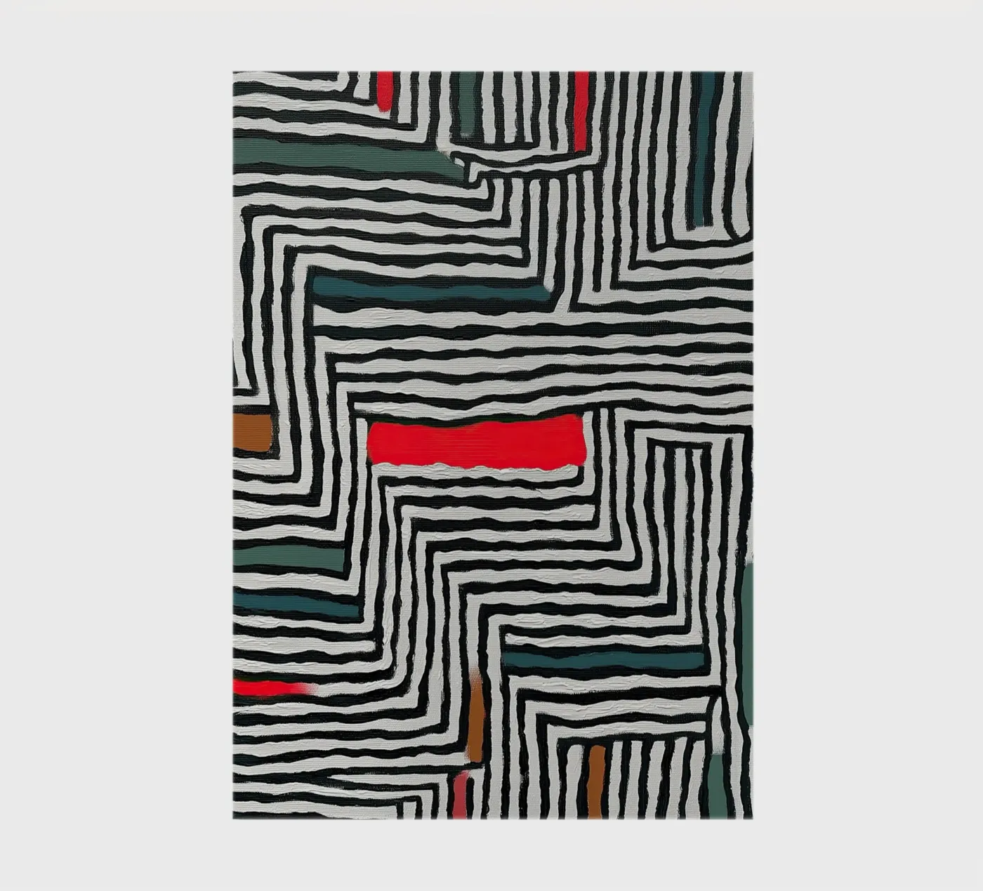 Cirkel & bladpatroon notitieboek van Sienna Atelier