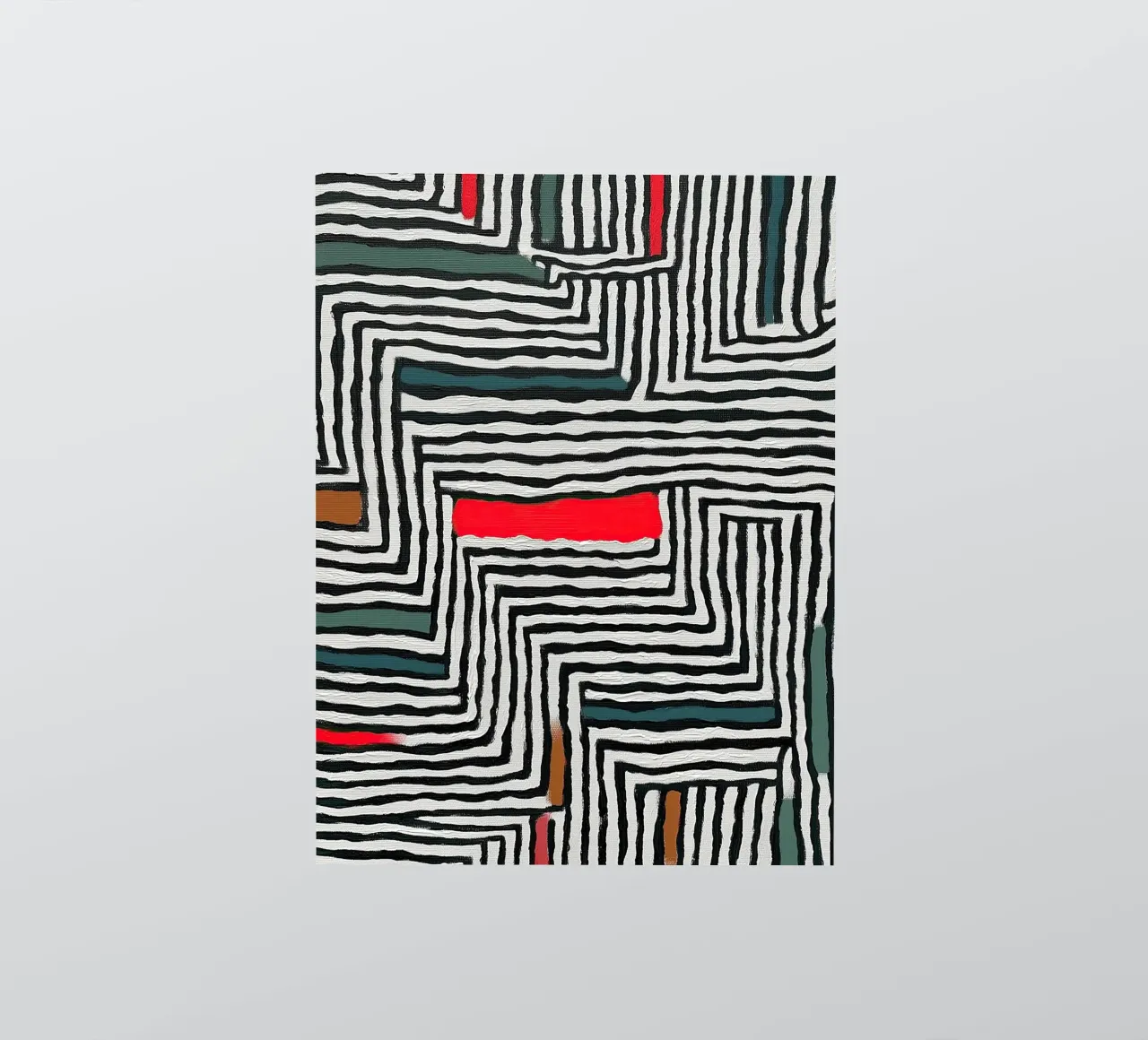 Circle & Leaf Pattern adesivo da Sienna Atelier