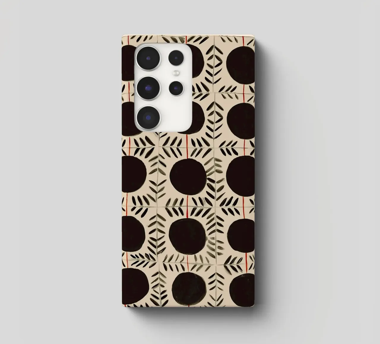 Circle & Leaf Pattern cover samsung da Sienna Atelier