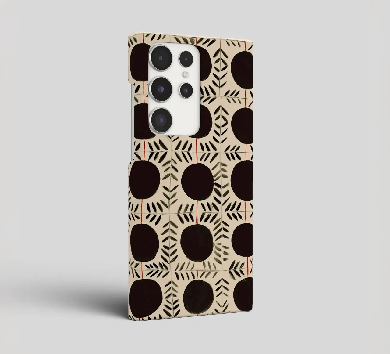 Circle & Leaf Pattern cover samsung da Sienna Atelier