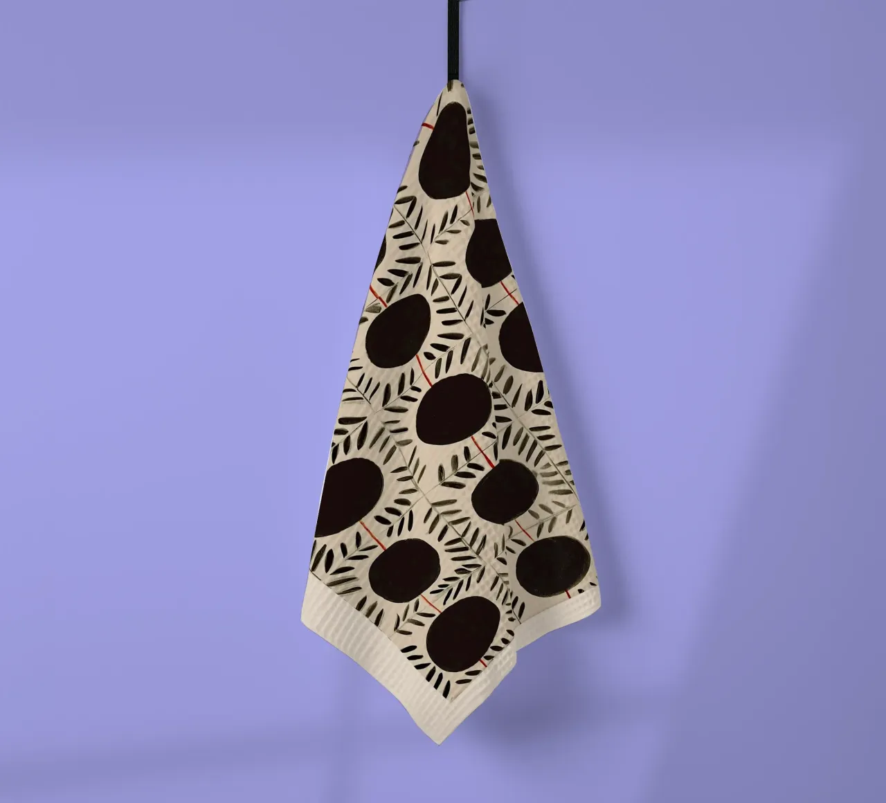 Circle & Leaf Pattern torchon de Sienna Atelier