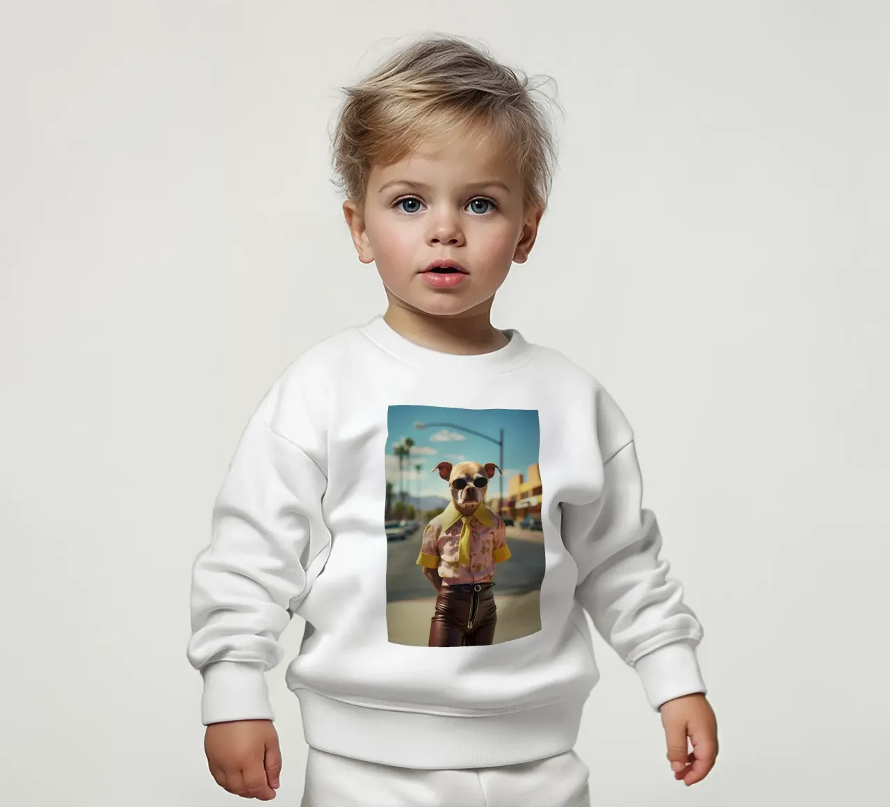 Kyle baby sweatshirt by Affiches Chien Originales – Dogland