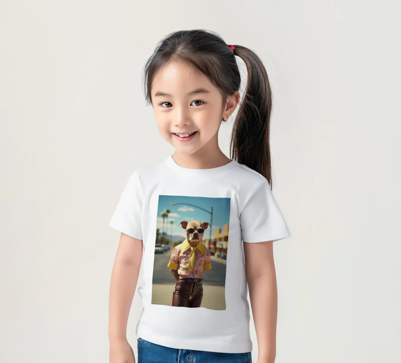 Kyle t-shirt bambini da Affiches Chien Originales – Dogland