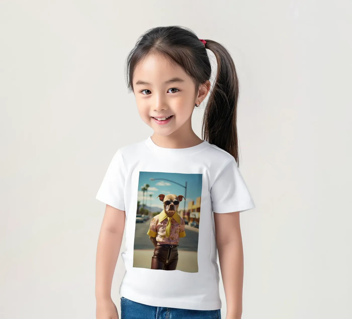 Kyle t-shirt bambini da Affiches Chien Originales – Dogland