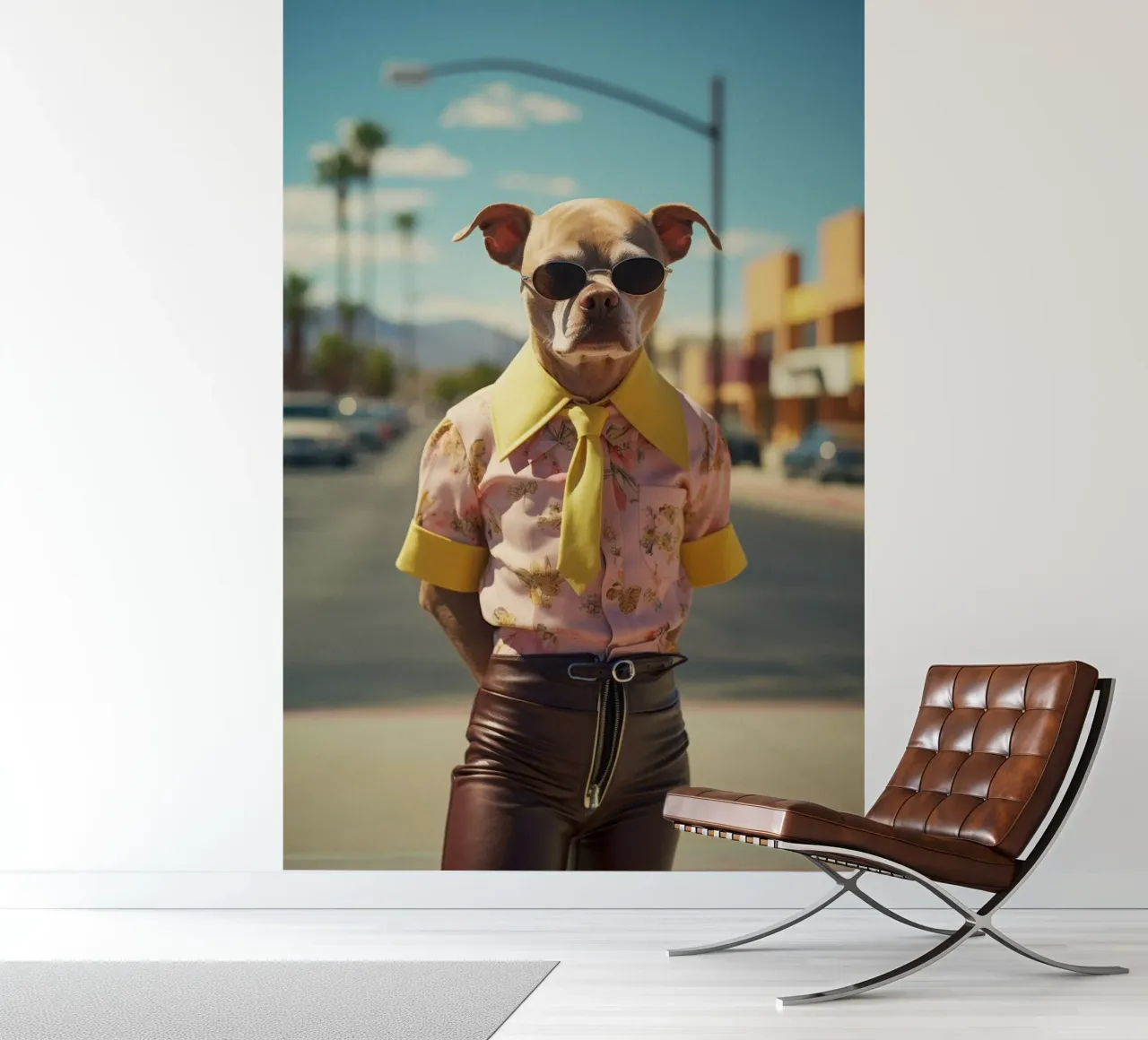 Kyle fotobehang van Affiches Chien Originales – Dogland