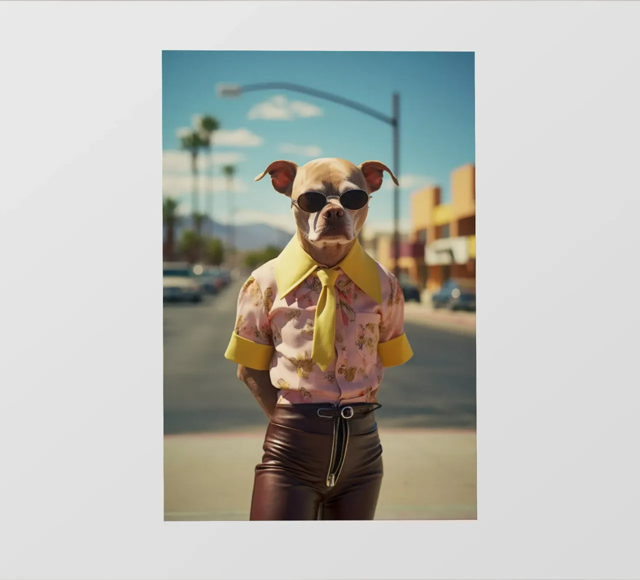 Kyle fotobehang van Affiches Chien Originales – Dogland