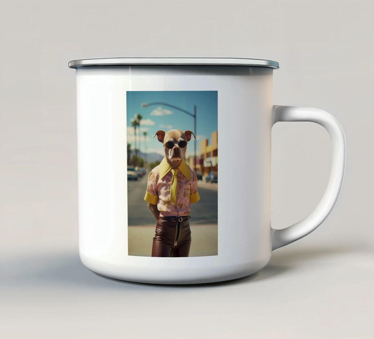 Kyle tazza in smalto da Affiches Chien Originales – Dogland