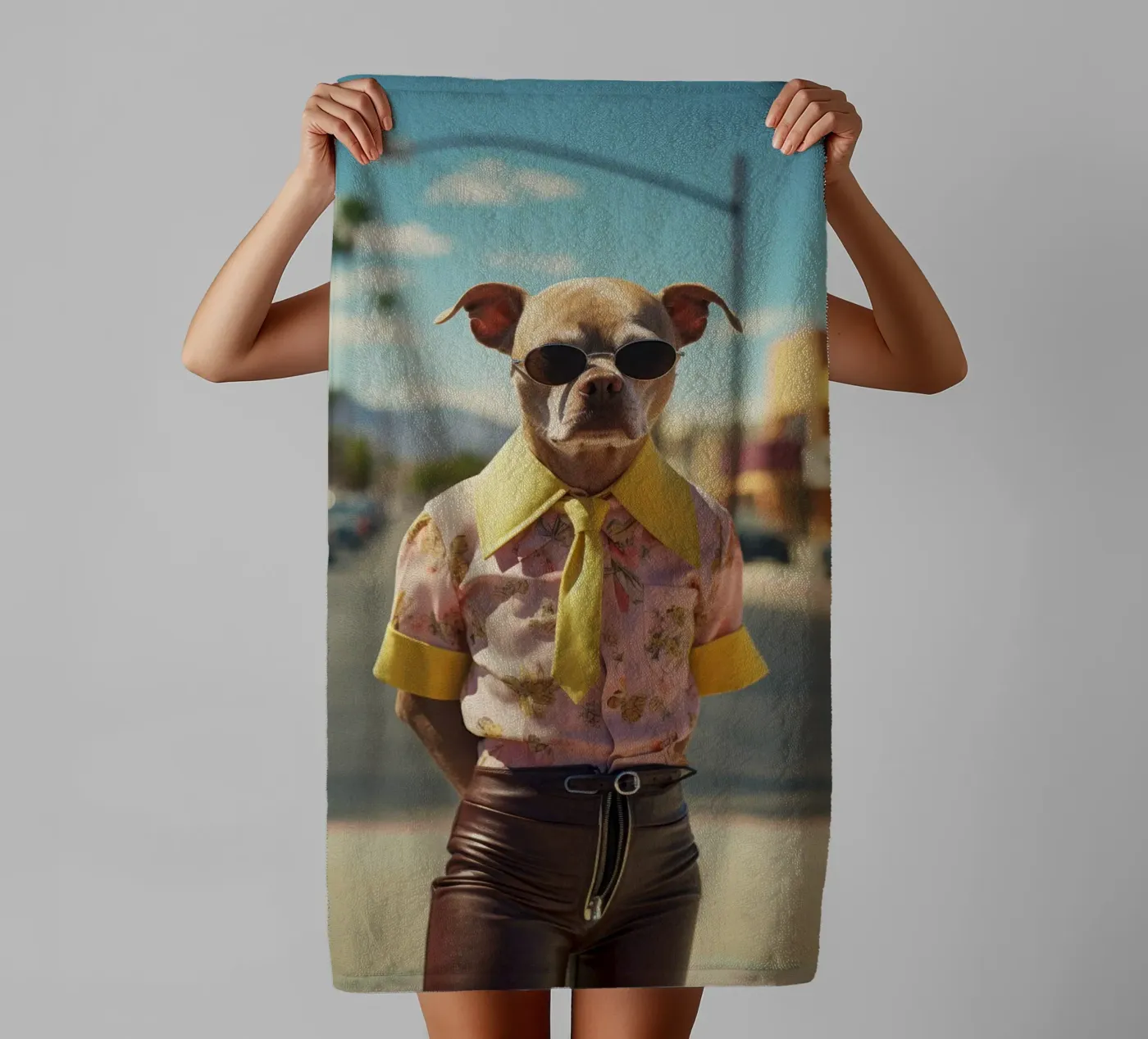 Kyle asciugamano da bagno da Affiches Chien Originales – Dogland