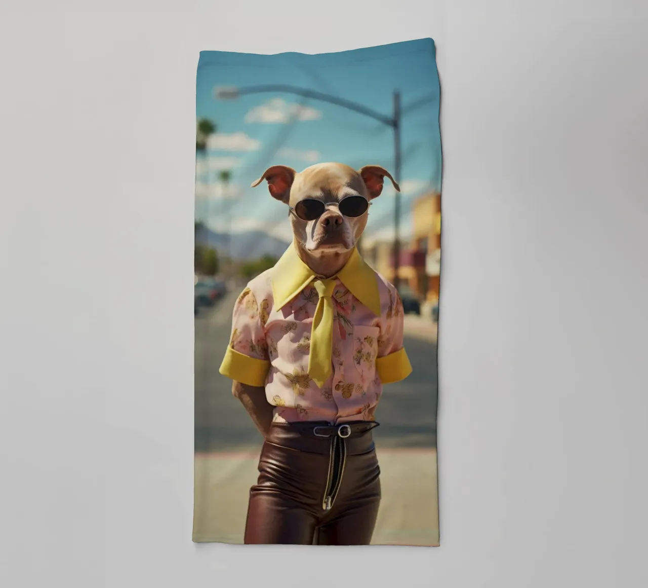 Kyle towel by Affiches Chien Originales – Dogland