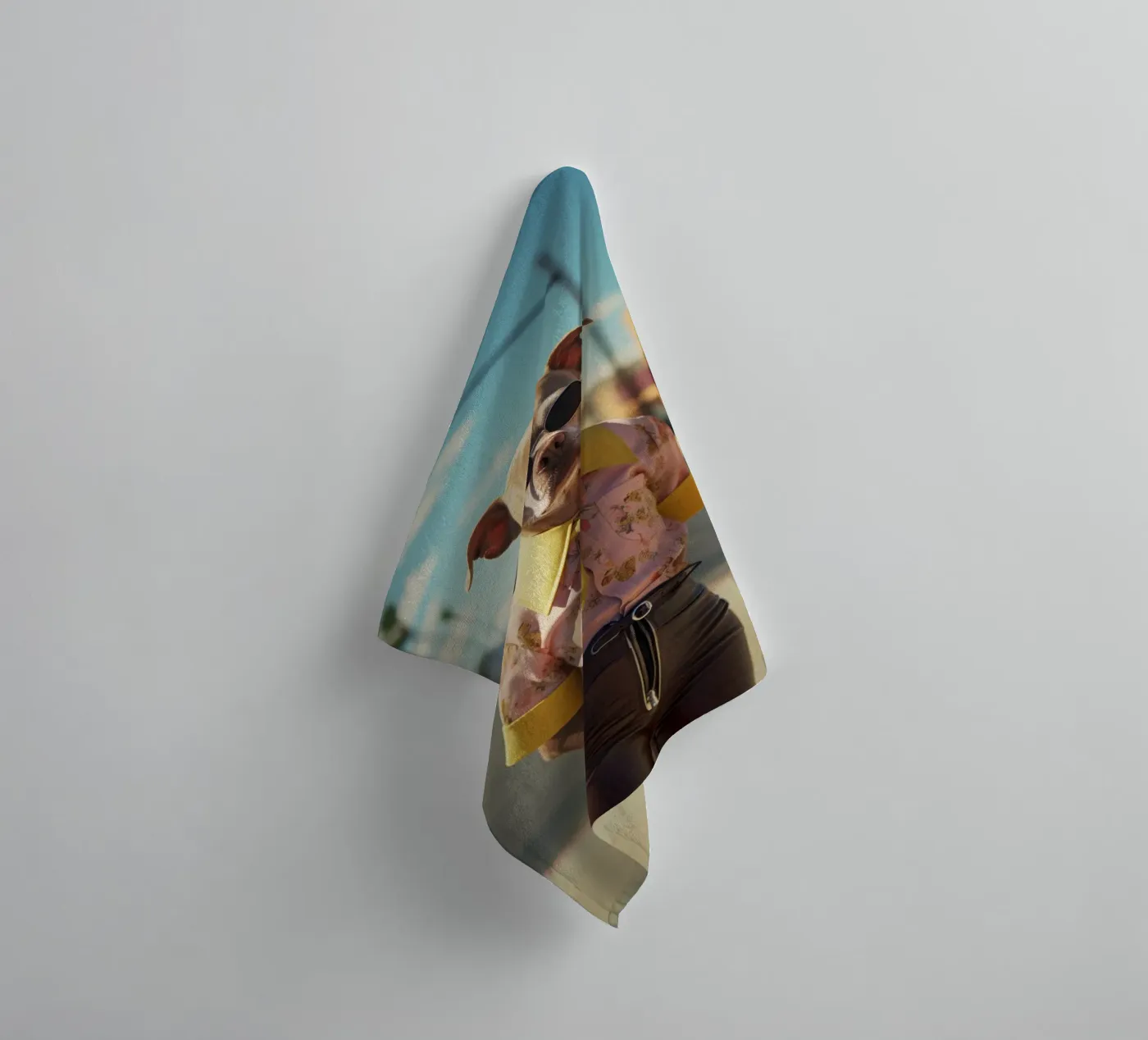 Kyle badhanddoek van Affiches Chien Originales – Dogland