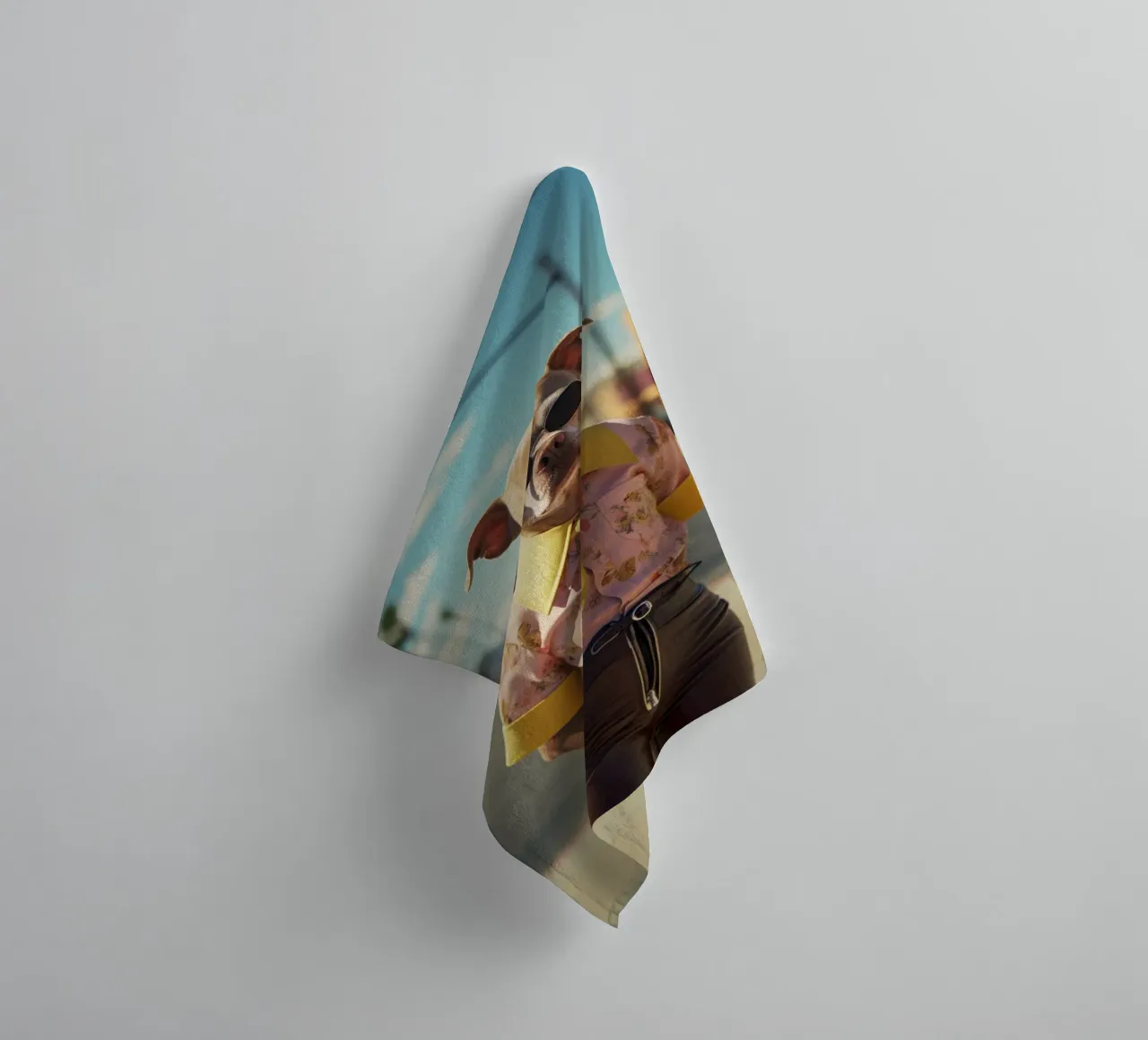 Kyle towel by Affiches Chien Originales – Dogland